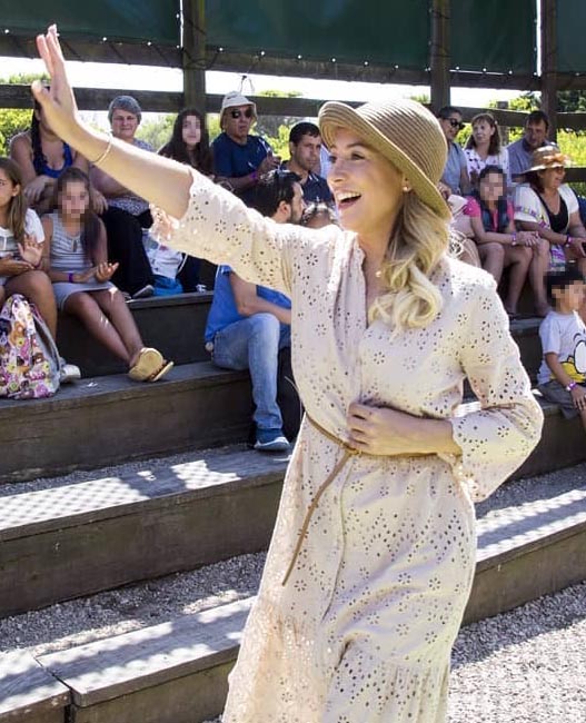 Fabiola Yáñez en Mar del Plata. Foto: Instagram.