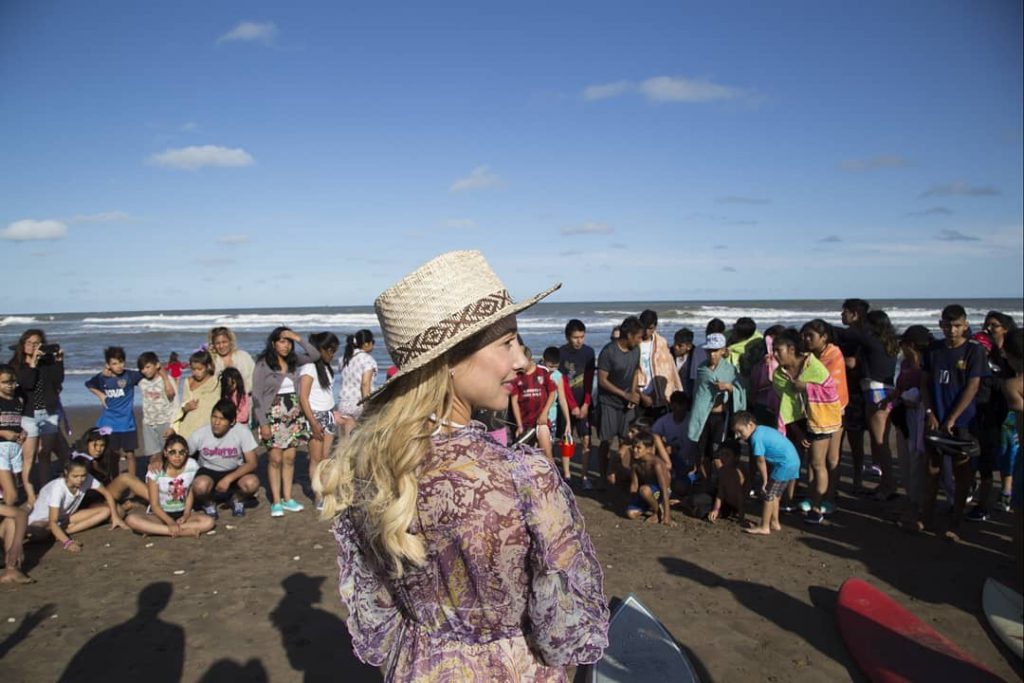 Fabiola Yáñez en Mar del Plata. Foto: Instagram.