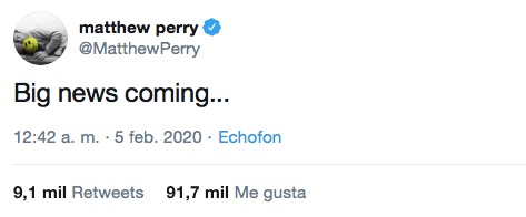 MATTHEW PERRY CHANDLER INSTAGRAM