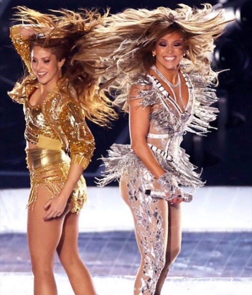 Shakira y Jennifer Lopez juntas en el Super Bowl 2020