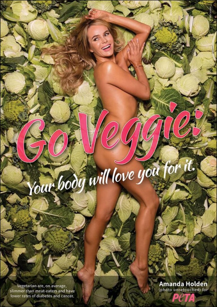 Amanda Holden. Foto: Fotonoticias.PETA CAMPANIA