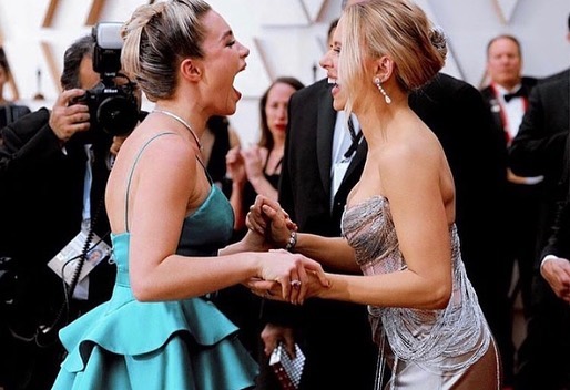 Florence Pugh y Scarlett Johansson. Foto: Instagram.