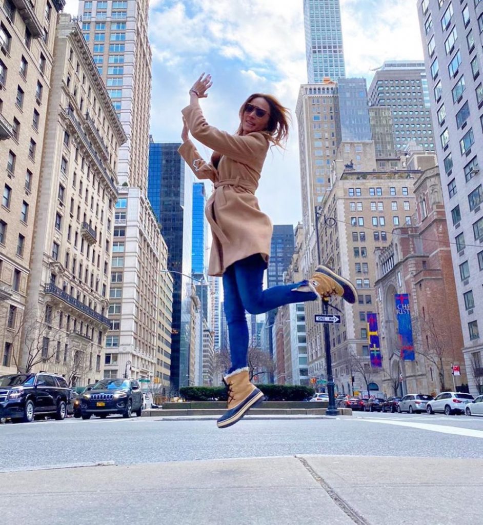 Vero Lozano de vacaciones en Nueva York. Foto: Instagram.