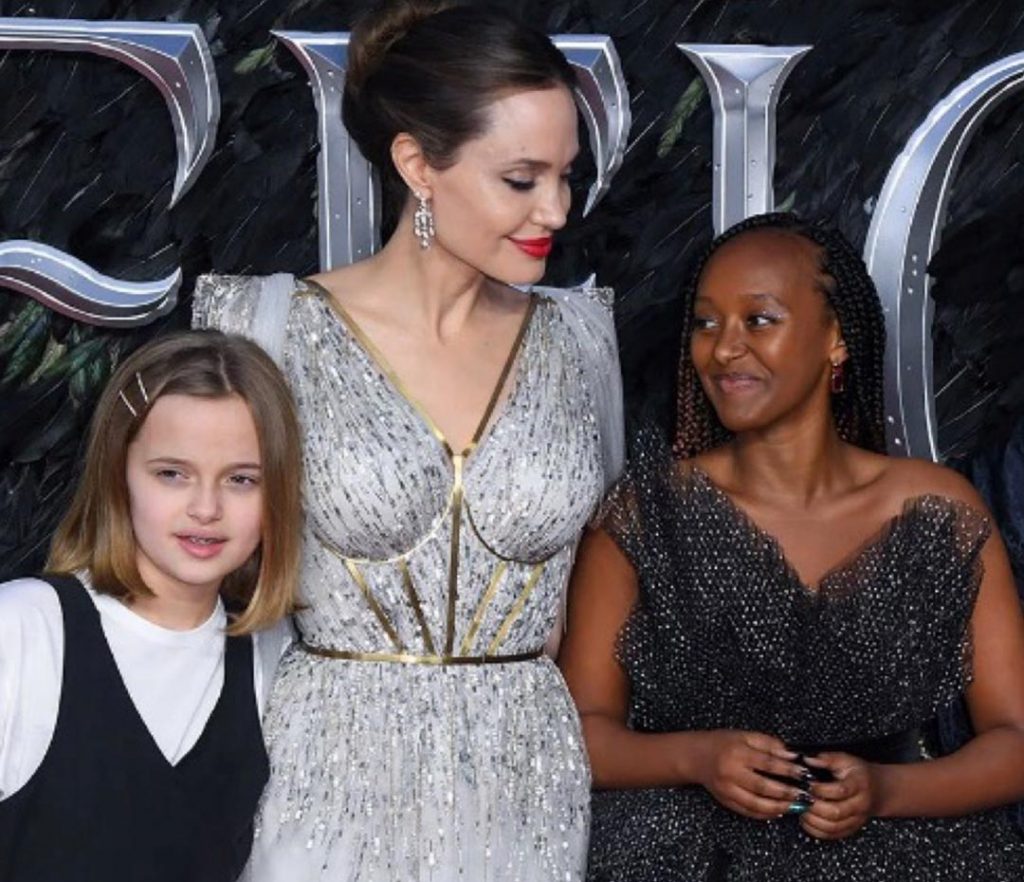 ANGELINA JOLIE HIJAS VIVIENNE ZAHARA