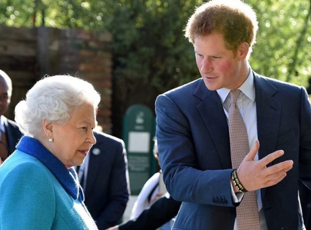 HARRY REINA ISABEL II REUNION INGLATERRA
