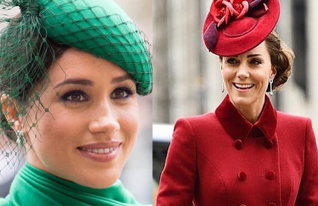 KATE MEGHAN DESPEDIDA LOOKS VERDE ROJO
