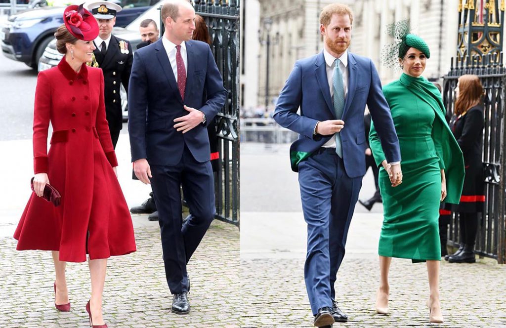 KATE MEGHAN DESPEDIDA LOOKS VERDE ROJO