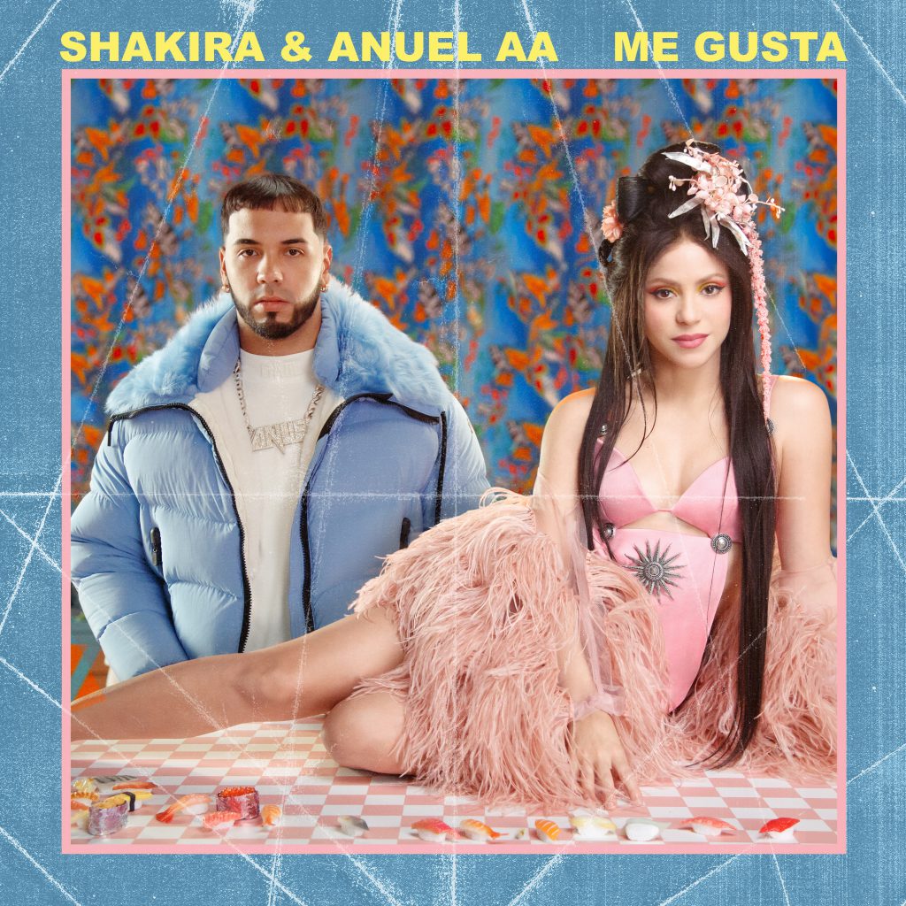 La imagen oficial de la colaboración entre Shakira y Anuel AA.