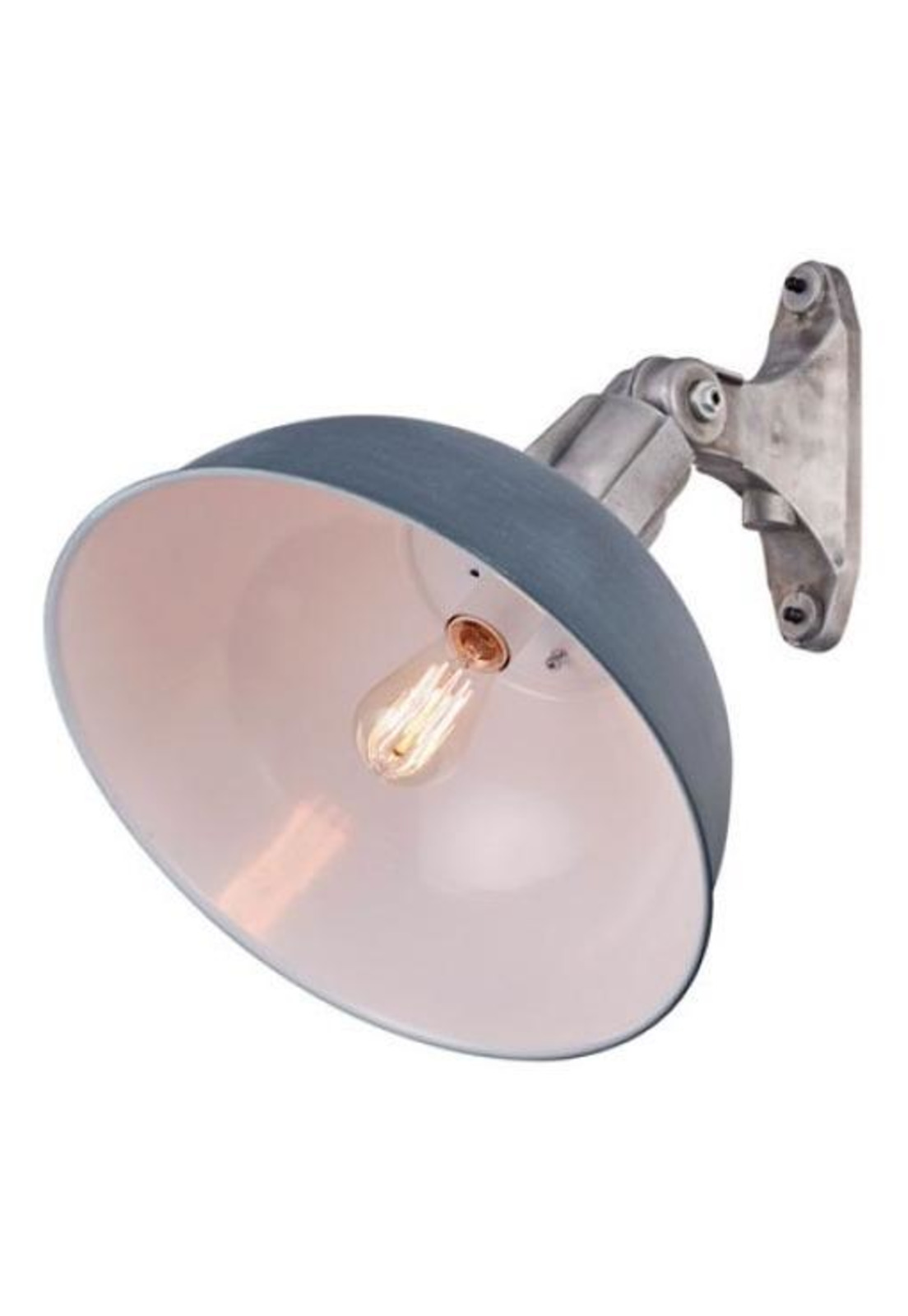 Aplique Besson Cemento 42cm Gris
