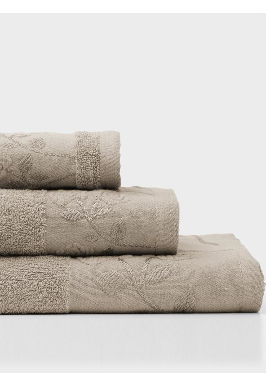 JUEGO TOALLA ANDES 3 PIEZAS ROSAS TAUPE