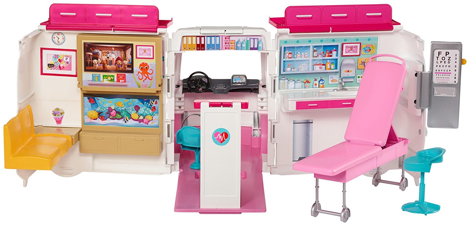 ambulancia de mascotas barbie