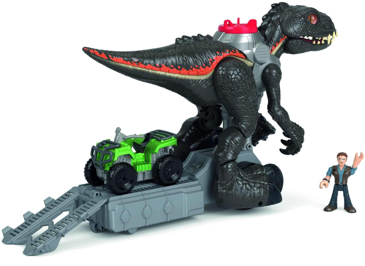 indoraptor motorizado imaginext jurassic world