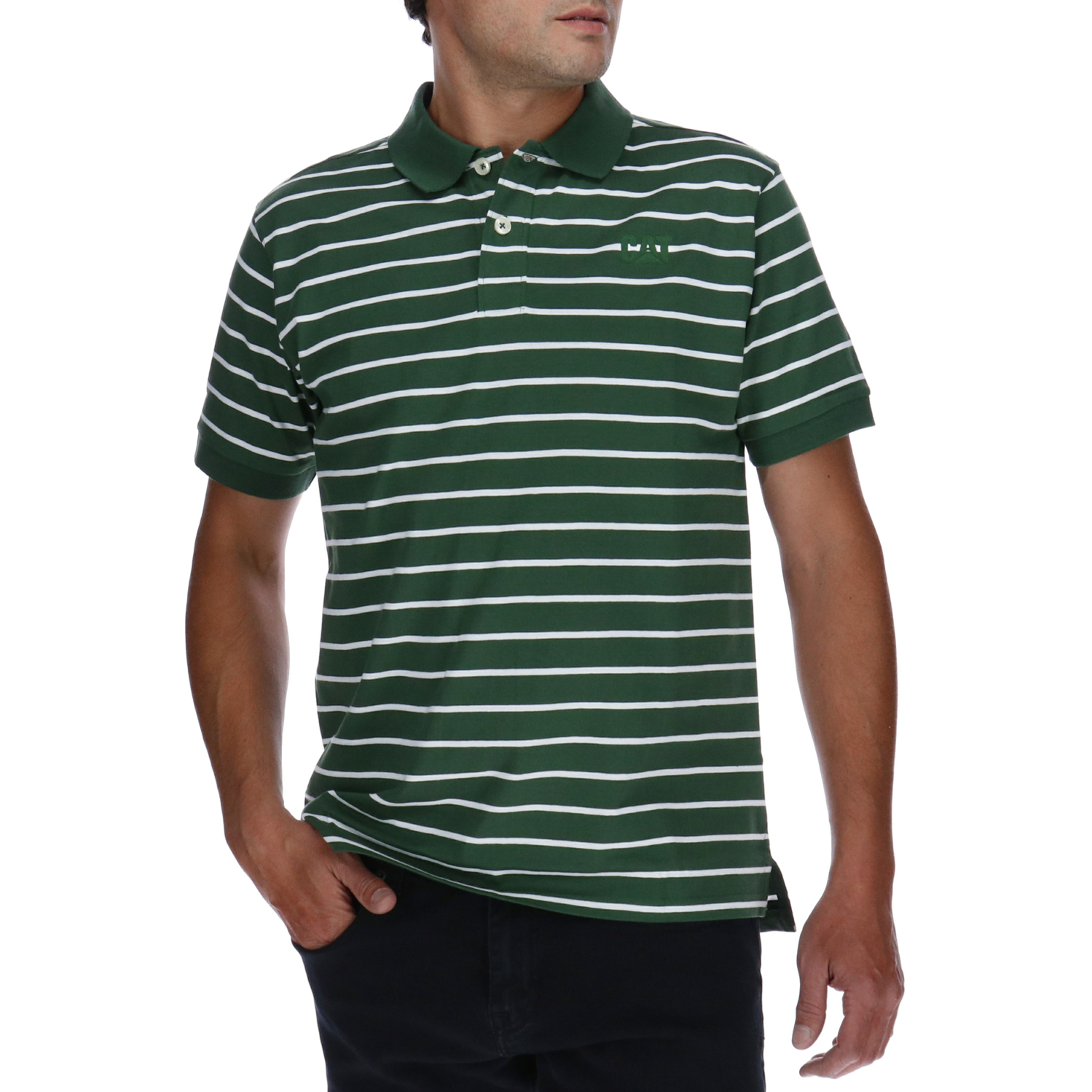 polera polo verde