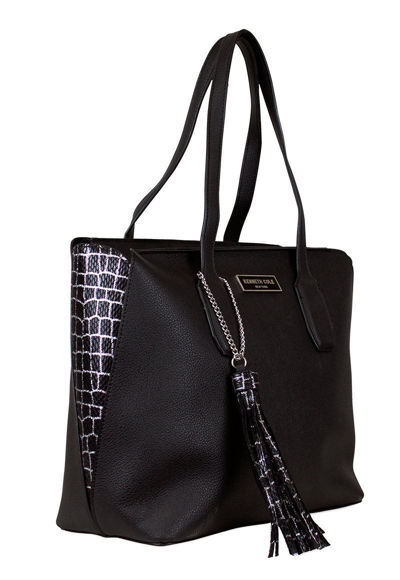 Ripley - CARTERA ASTRA NEGRA-SILVER KENNETH COLE