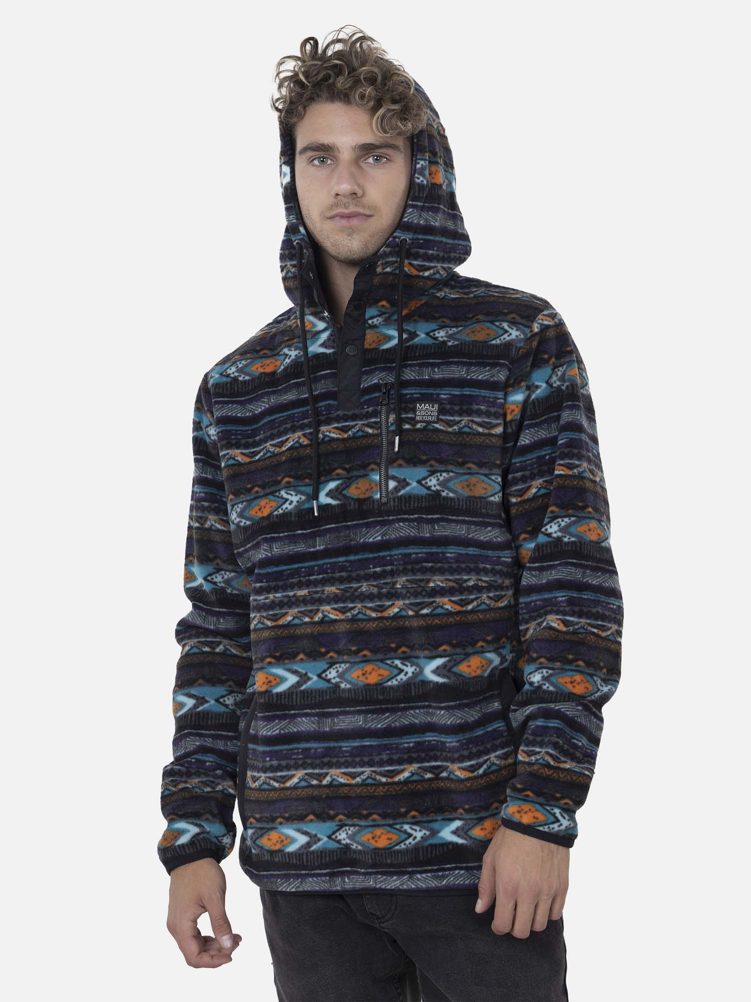 Ripley - POLERON HOMBRE 5O1209 MULTICOLOR MAUI AND SONS