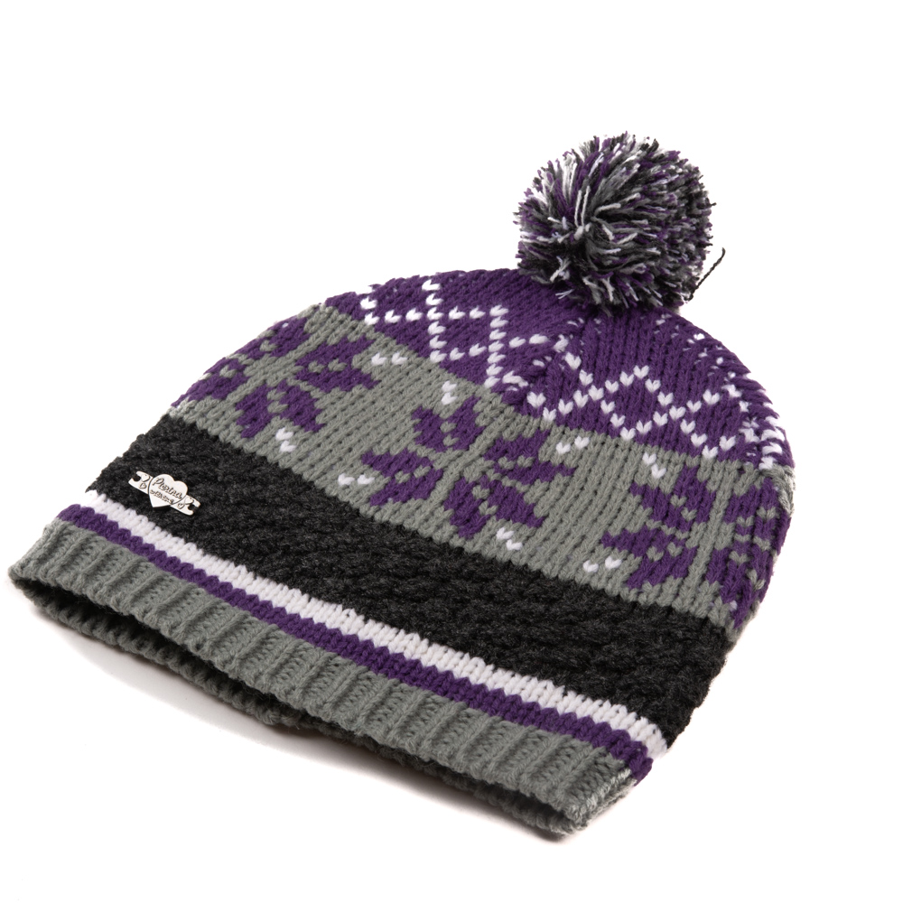 GORRO BEBE NIÑO MORADO PILLIN - 4