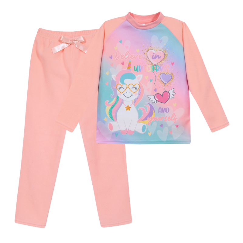 PIJAMA NIÑA POLAR H2O WEAR CORAL - 1