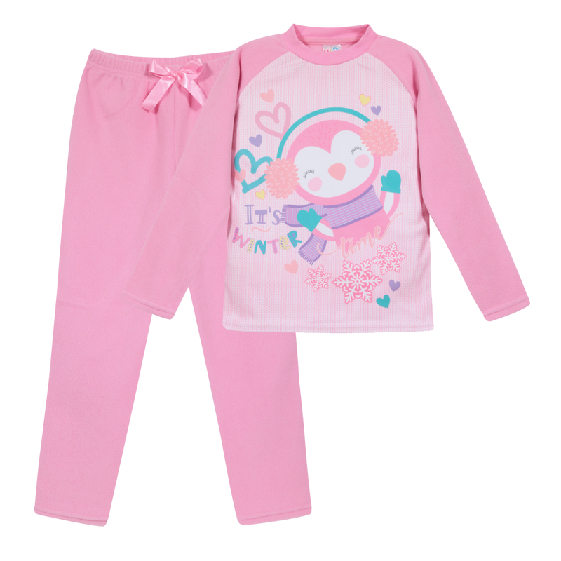 PIJAMA NIÑA POLAR H2O WEAR FUCSIA - 1