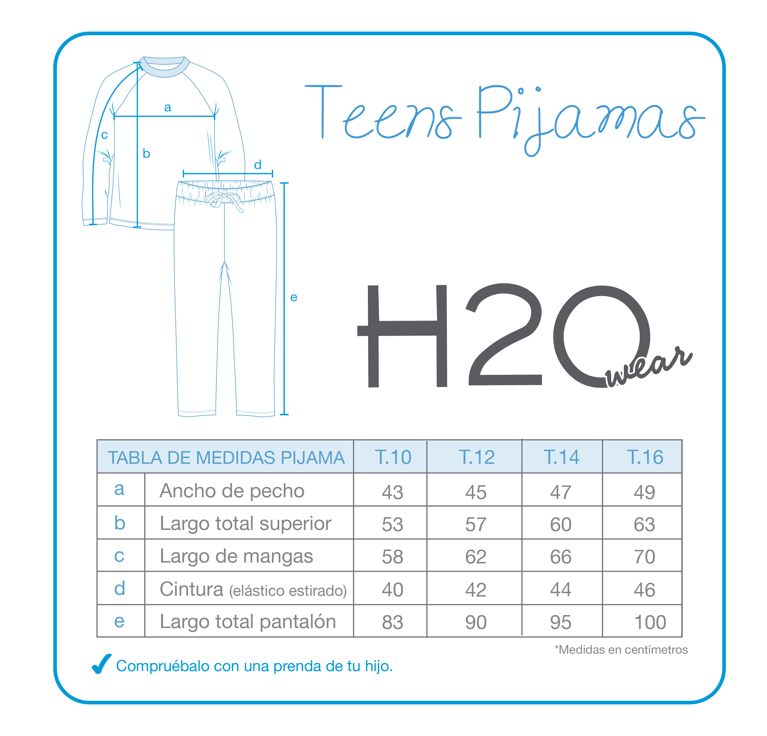 PIJAMA TEENS NIÑO POLAR ESTAMPADO H2O WEAR AZUL - 3
