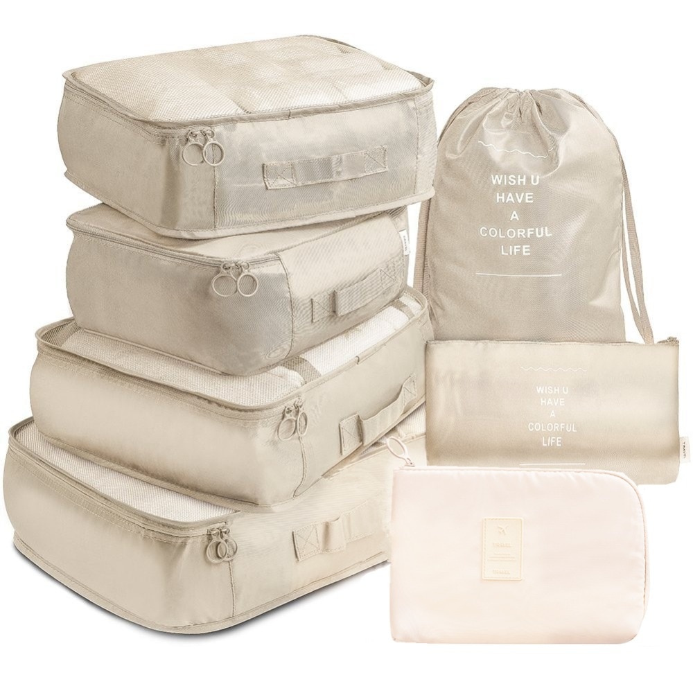 Ripley - SET ORGANIZADOR DE MALETA CUBOS TODOBAGS AZUL BEBE NECESER 7  PIEZAS | GRIS
