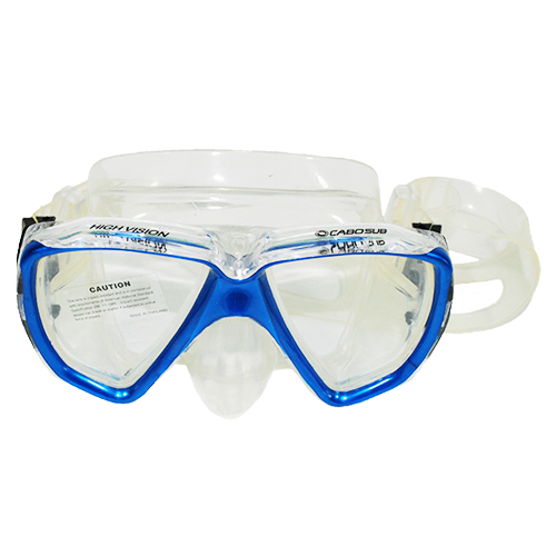MÁSCARA BUCEO HIGH VISION - WHITE | NEGRO - 1