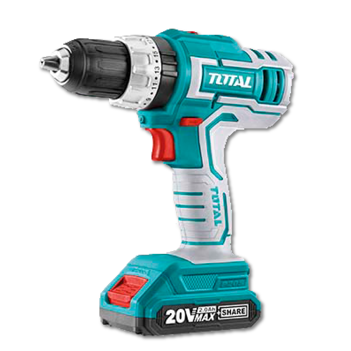 Ripley - TALADRO INALÁMBRICO M/PLASTICO 1/2 (13MM) 20V TOTAL