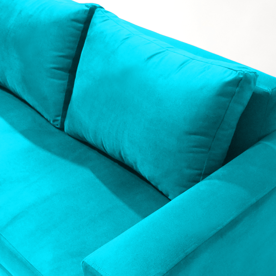 Ripley SOFÁ CAMA DREAMS 2 PLAZAS TOKIO TURQUESA