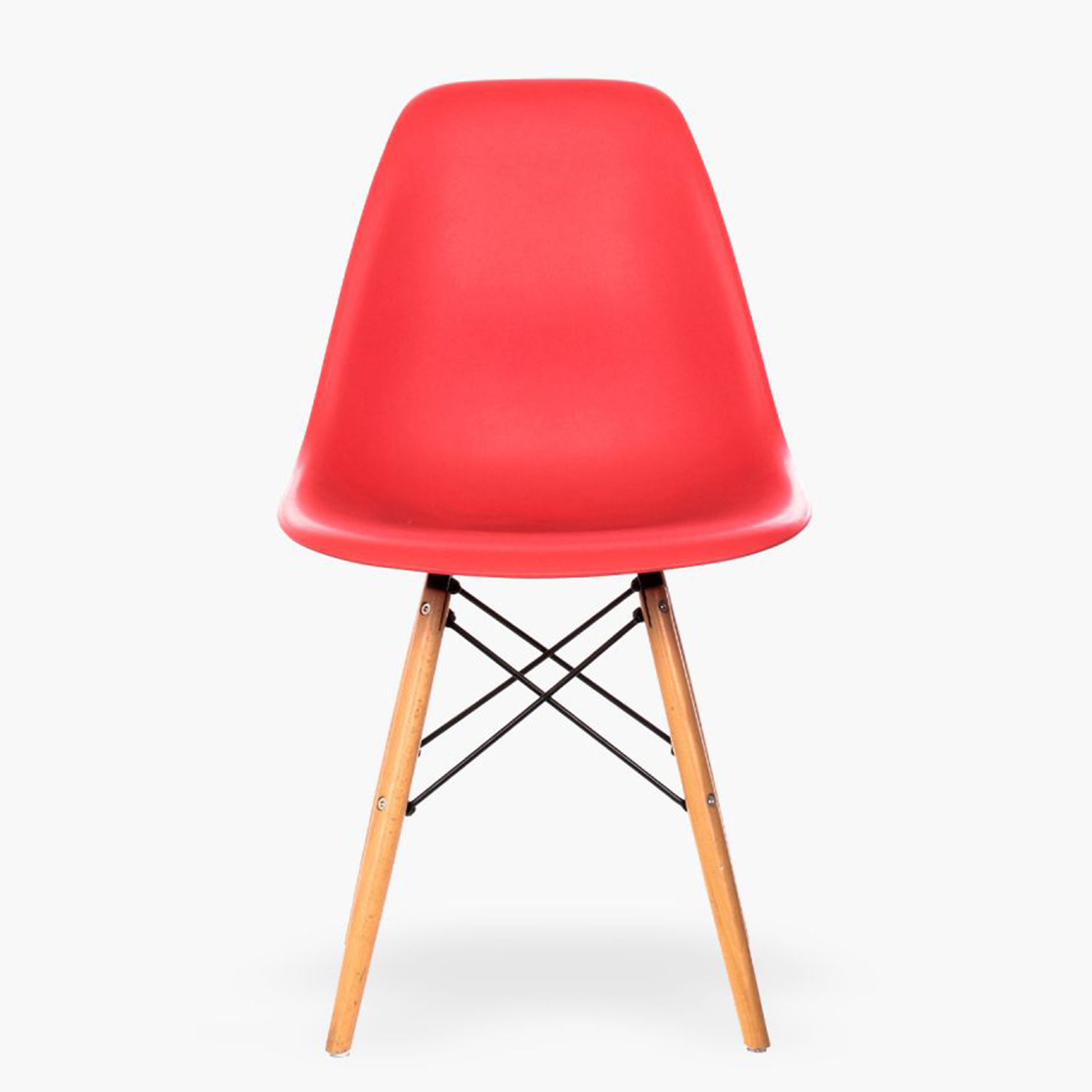SILLAS TODO Y MÁS EAMES PARIS 1 CUERPO ROJO SET 4 COMEDOR - 4