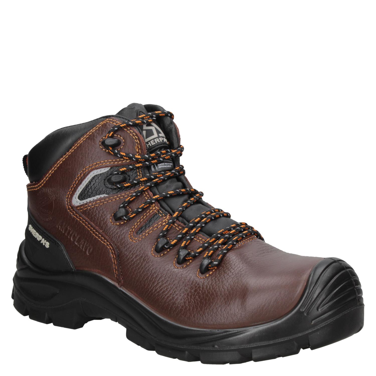 Zapato De Seguridad Hombre Sherpa's Water Resistant - A905 Cafe CL 39