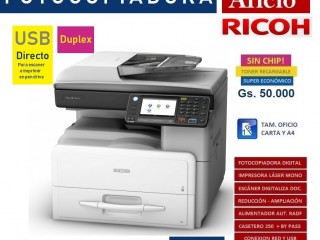Fotocopiadora RICOH Aficio MP 301 / Impresoras / Escaner / Fax / DIRECTO  DEL IMPORTADOR en Asunción, Paraguay - ABC Market