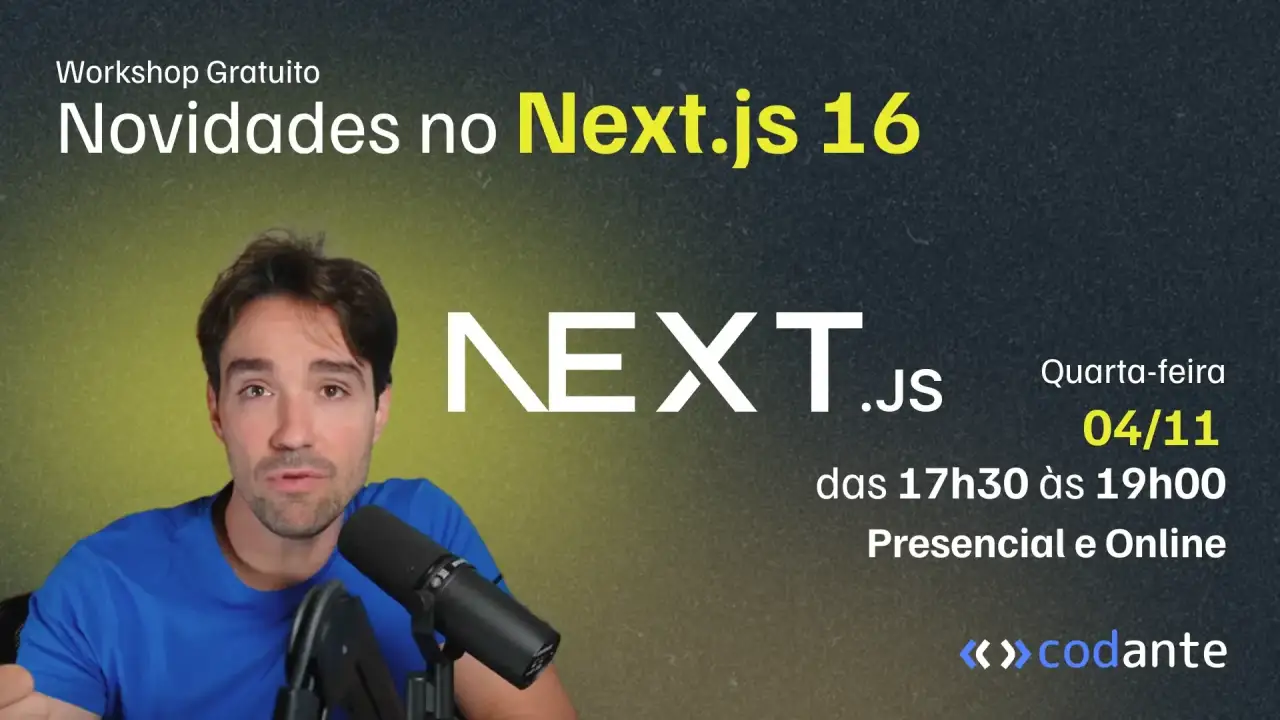 Imagem promocional - Novidades no Next.js 16