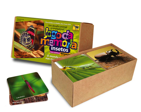 Jogo da Memória Insetos