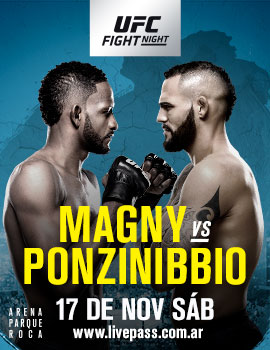 UFC ON FANTASY 78 - PEGETTO X CREMILDO - 17/11, 22:00 043996_ARG_OnSaleSpanish_270x350