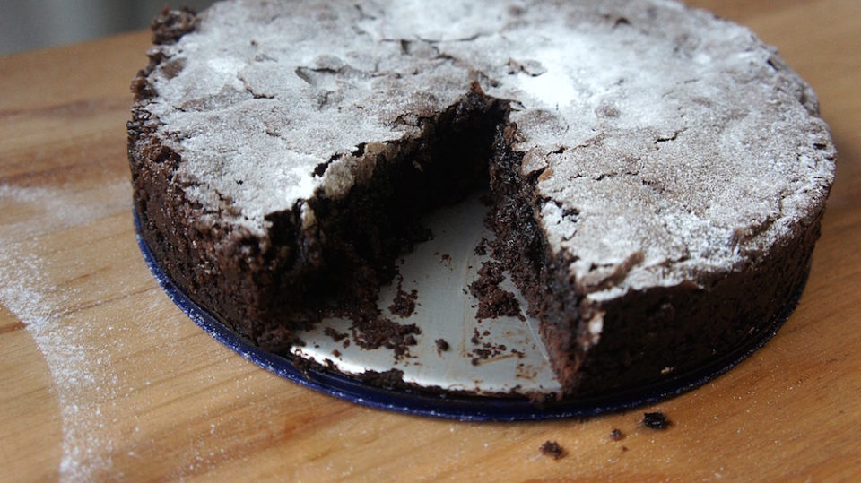 Receita do Bolo de Chocolate dos Suecos Kladdkaka