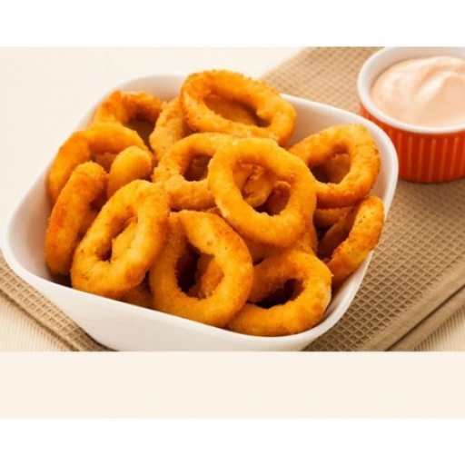 Porçâo de Anel de Cebola Empanado (Onion Rings) Tamanho G