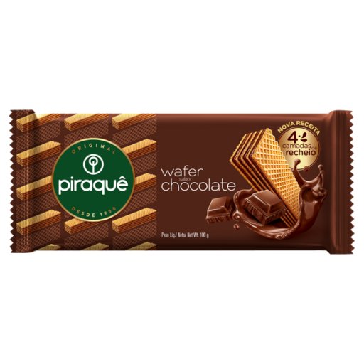 Wafer Piraque Chocolate 100G