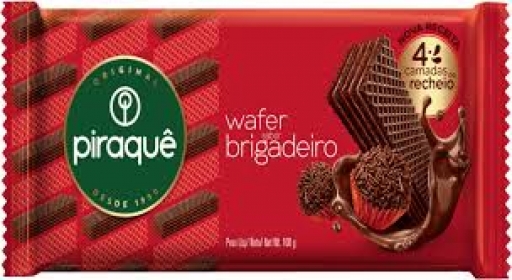 Wafer Piraque Brigadeiro 100G