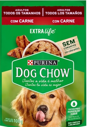 Sache Dogchow Cães Adultos - Carne
