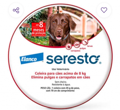 Seresto Coleira Grande Acima de 8KG
