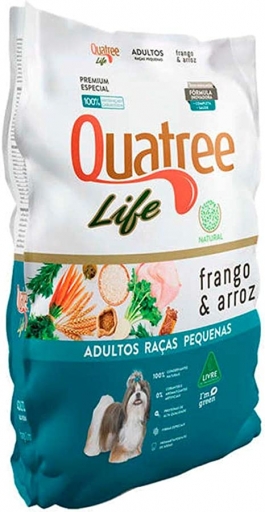 Ração Quatree Life Adulto Raças Pequenas 15KG