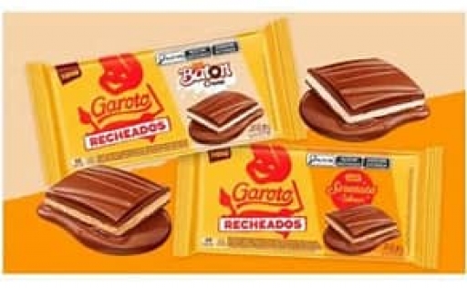 Chocolate de Baton Recheado de Creme