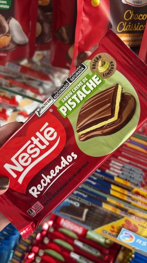 Barra Recheada Pistache