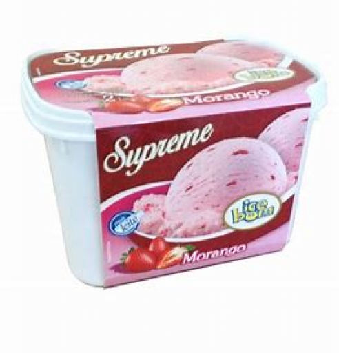 Sorvete Supreme Morango 2L