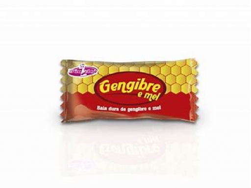 Bala de Gengibre e Mel
