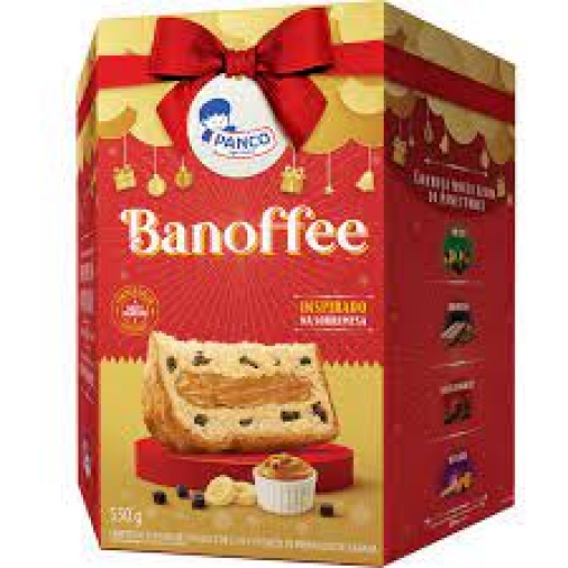 Panetone Recheado de Banoffe