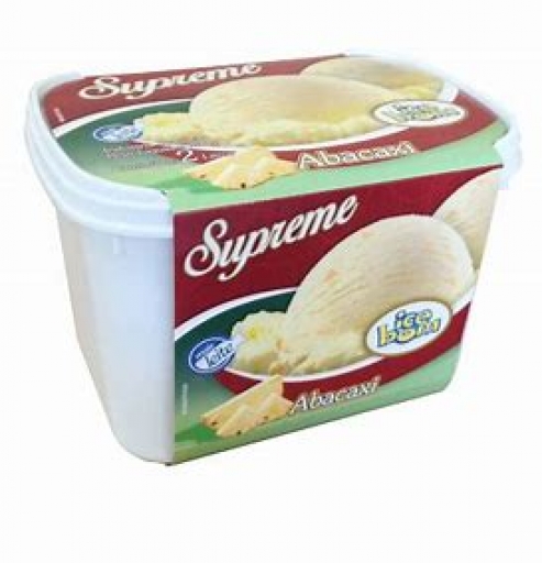 Sorvete Supreme Sabor Abacaxi. 2L.