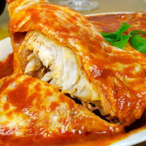 Parmegiana de Peixe  ( Marmitex P )