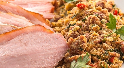 Pernil Suíno C/ Delicioso Feijão Tropeiro