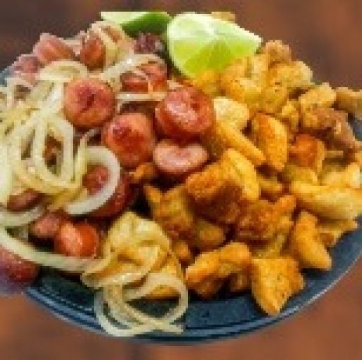 Torresmo Com Linguiça