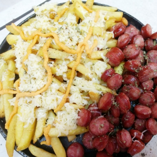 Batata Com Linguiça